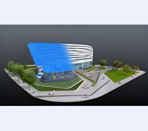 投标方案沙盘模型